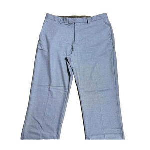 Banana Republic Mens Slim Fit Dress Pants 34X32 Light Blue Stretch Trousers